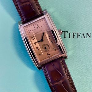 Tiffany & Co. Stainless Steel and Alligator Watch
